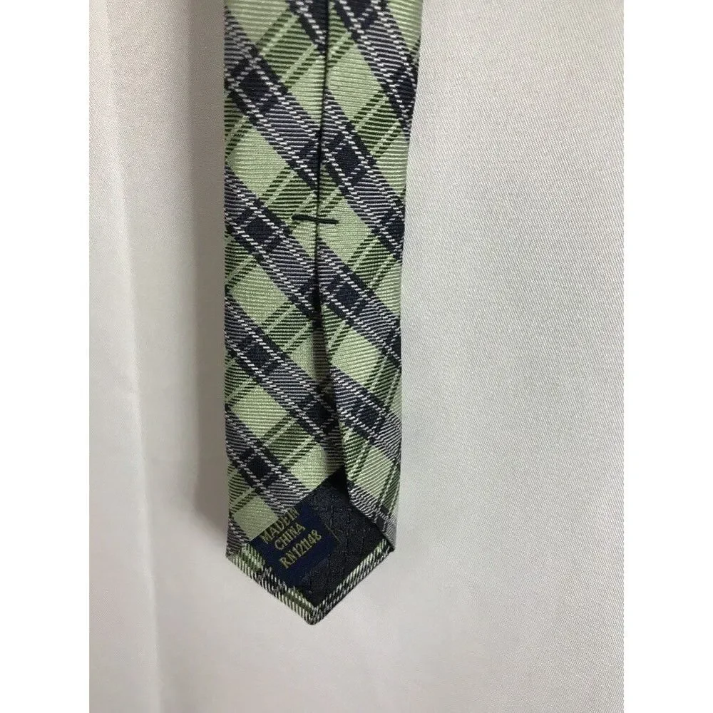Club Room Tie Lot Of‎ 3 Neckties 100% Silk Blue Gold Burgundy Blue Green